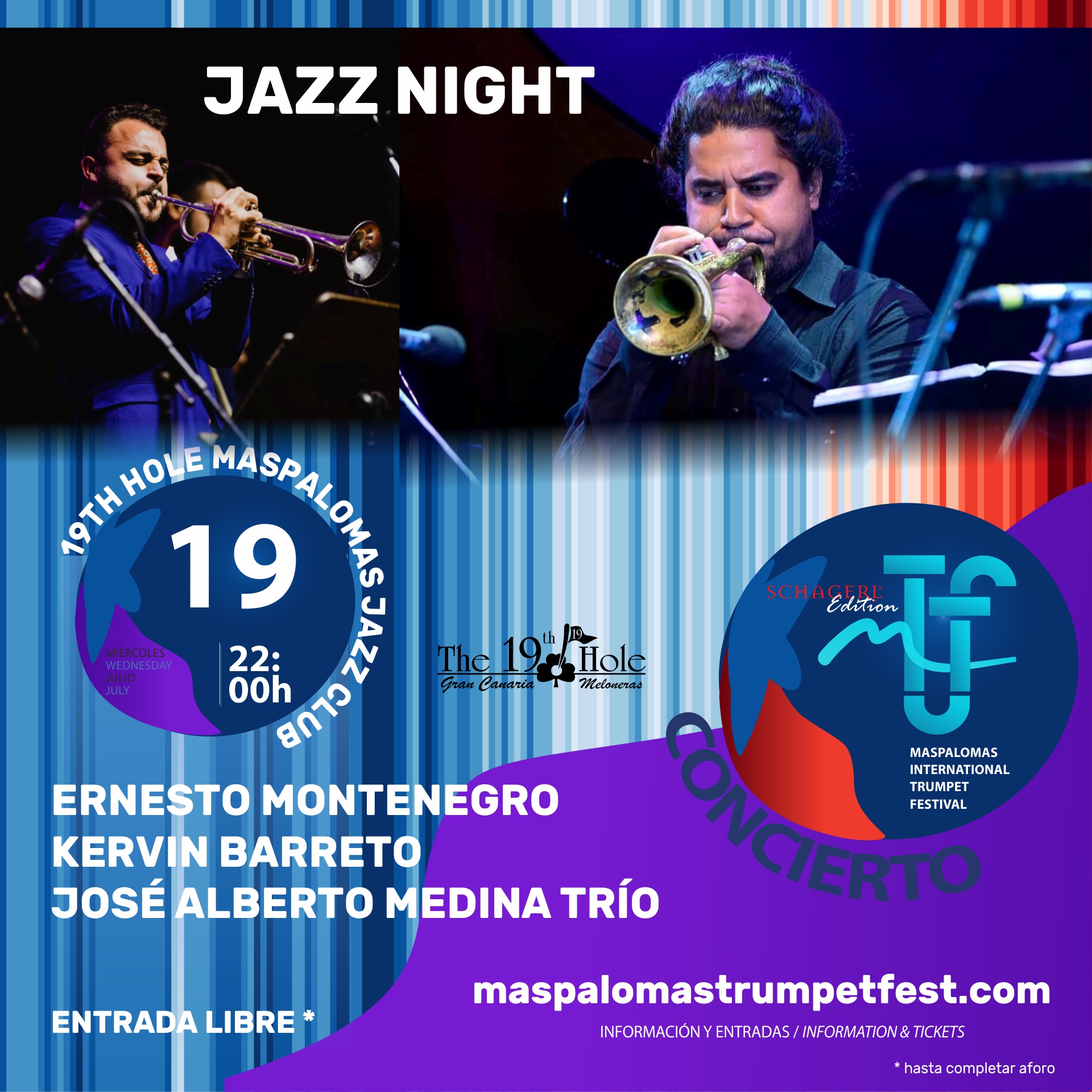 Jazz night con Ernesto Montenegro, Kervin Barreto y José Alberto Medina Trío