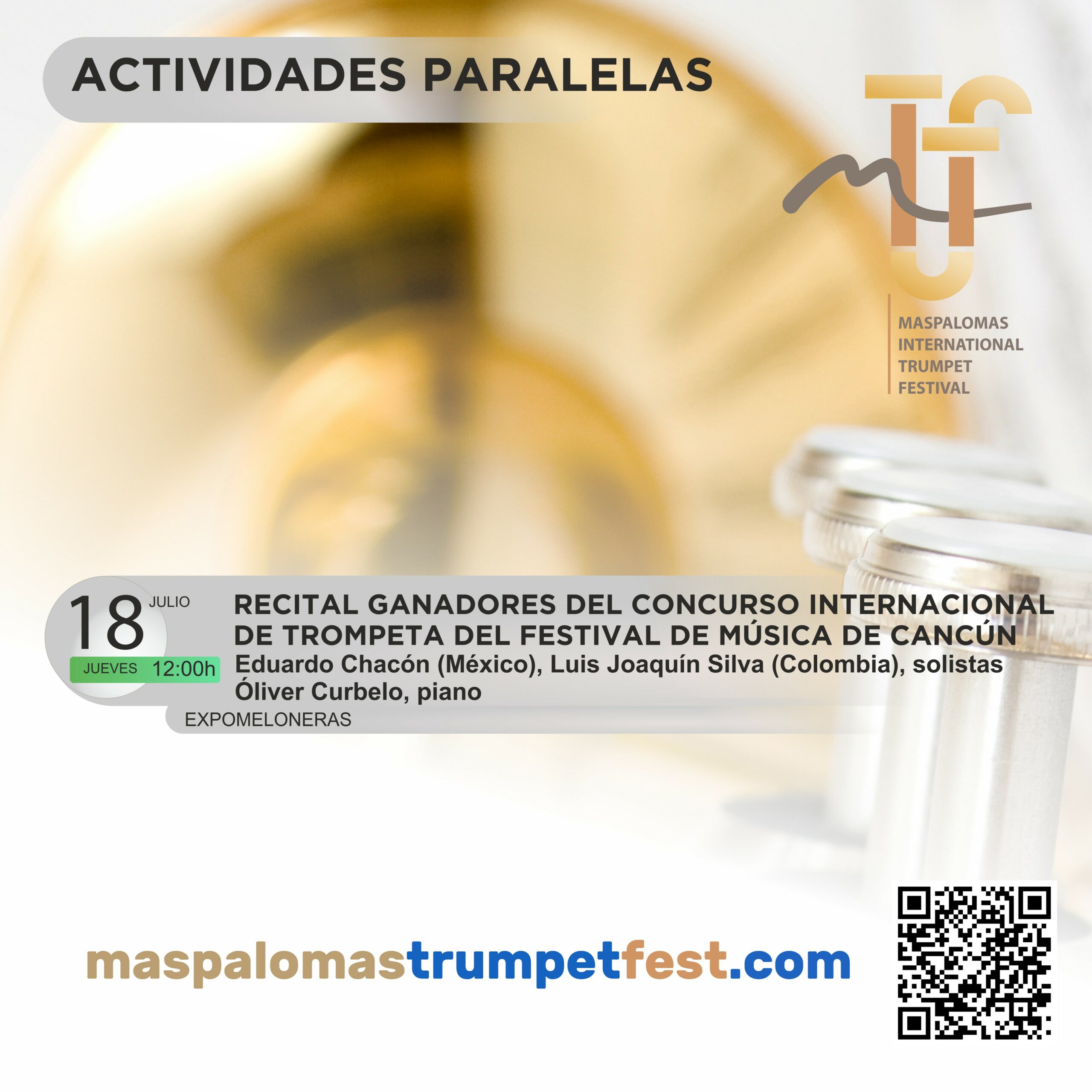 Recital de ganadores del Concurso Internacional de Trompeta de Cancún