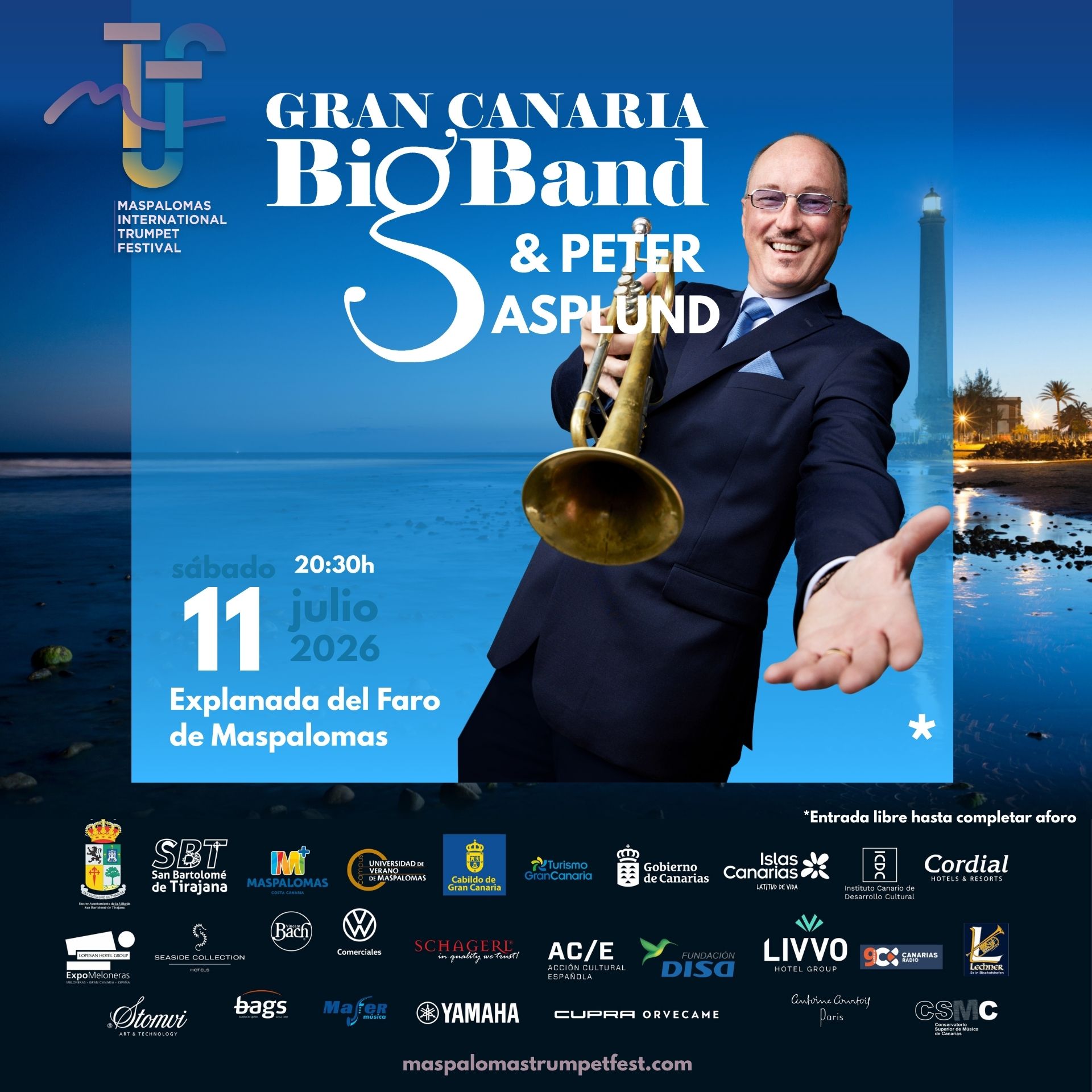 Concierto de la Gran Canaria Big Band y Peter Asplund