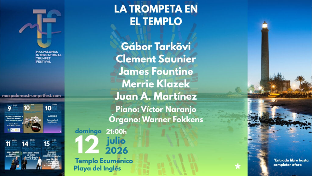 Cartel del concierto en el Templo Ecuménico