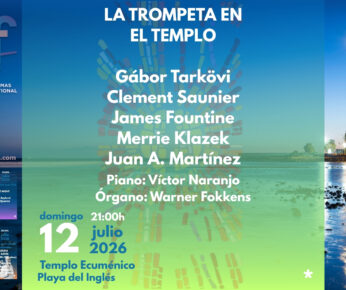 Cartel del concierto en el Templo Ecuménico