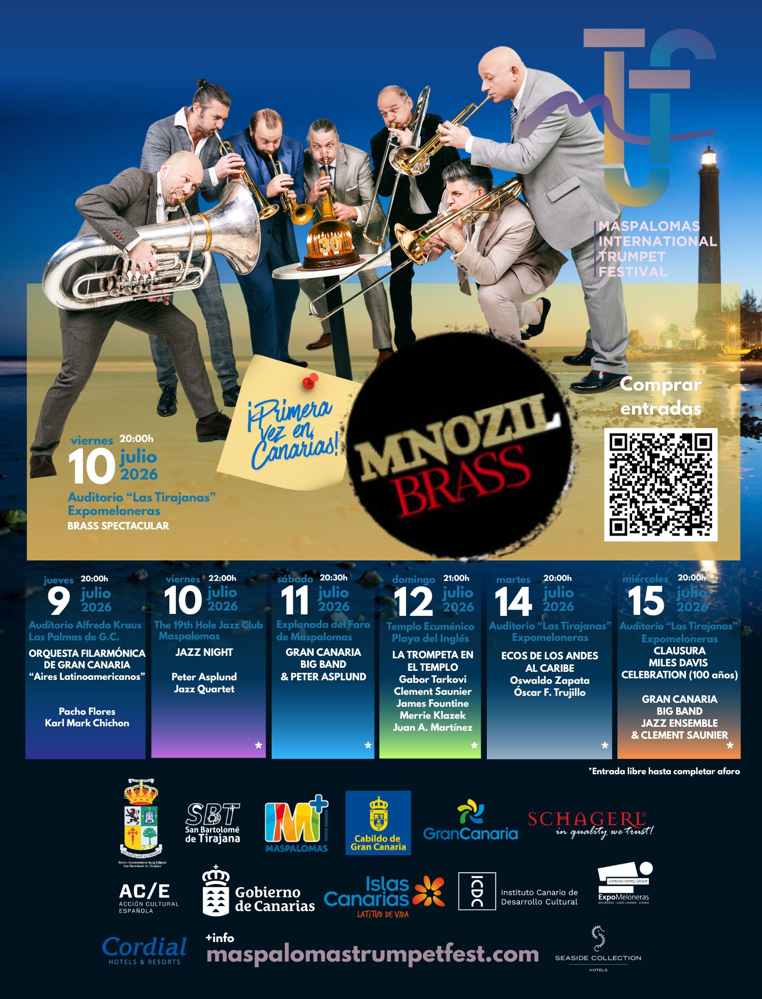 Cartel conciertos MITF2026 Mnozil destacado