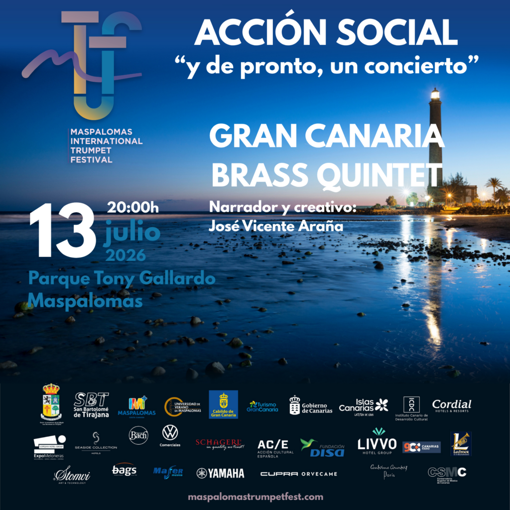 Acción Social "y de pronto un concierto" Gran Canaria Brass Quintet